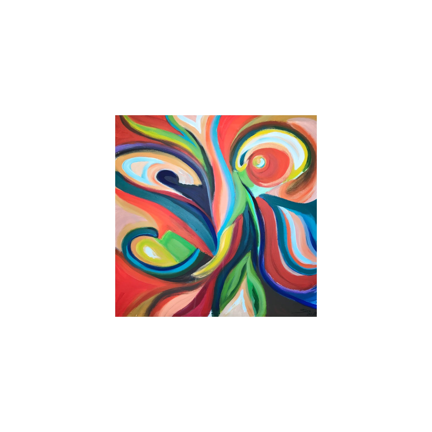 Abstracte kunst sita dotinga