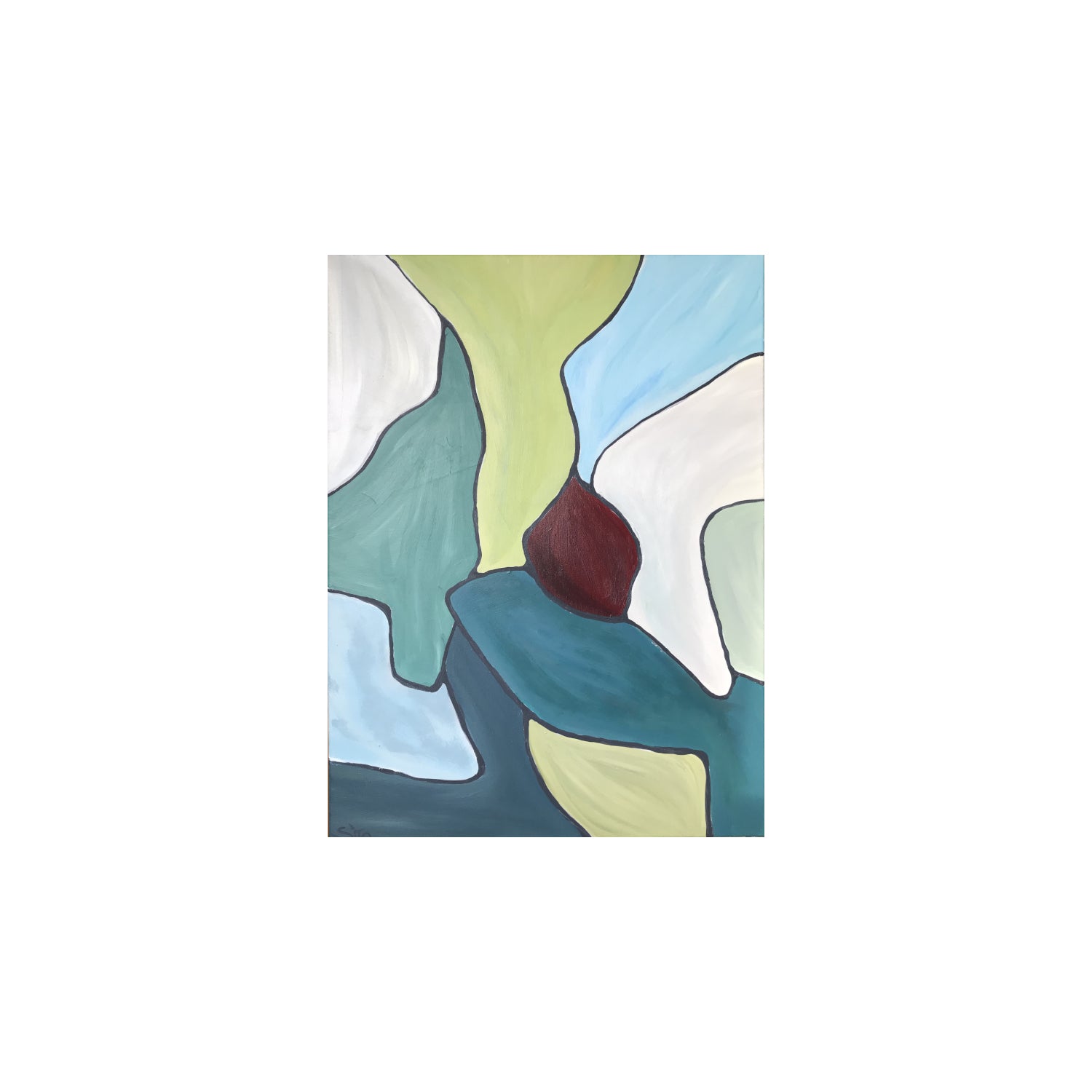 Abstracte kunst sita dotinga