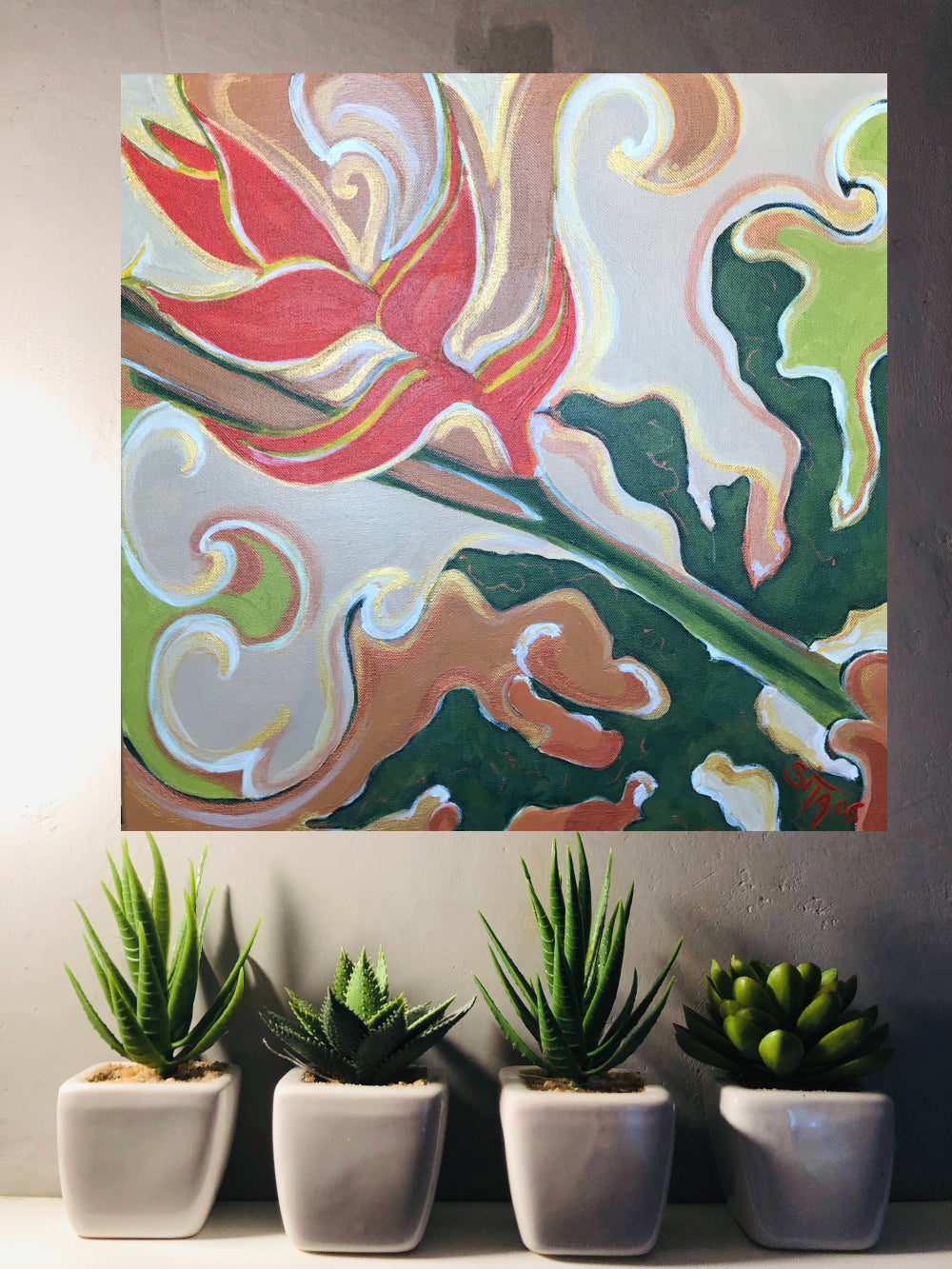 Abstracte kunst sita dotinga