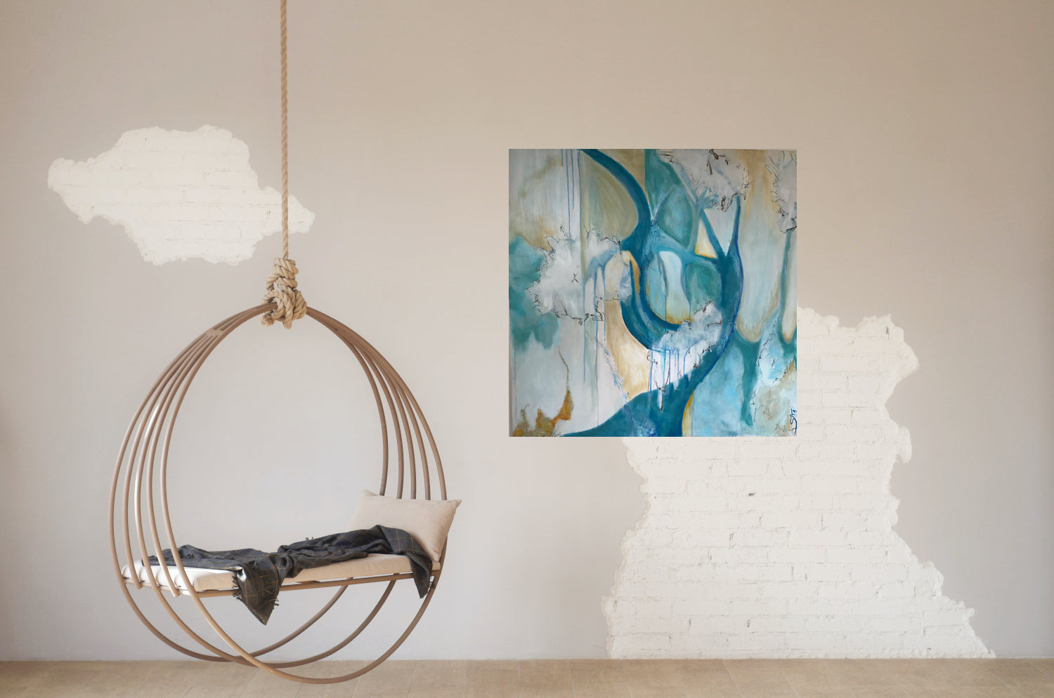 Abstracte kunst sita dotinga