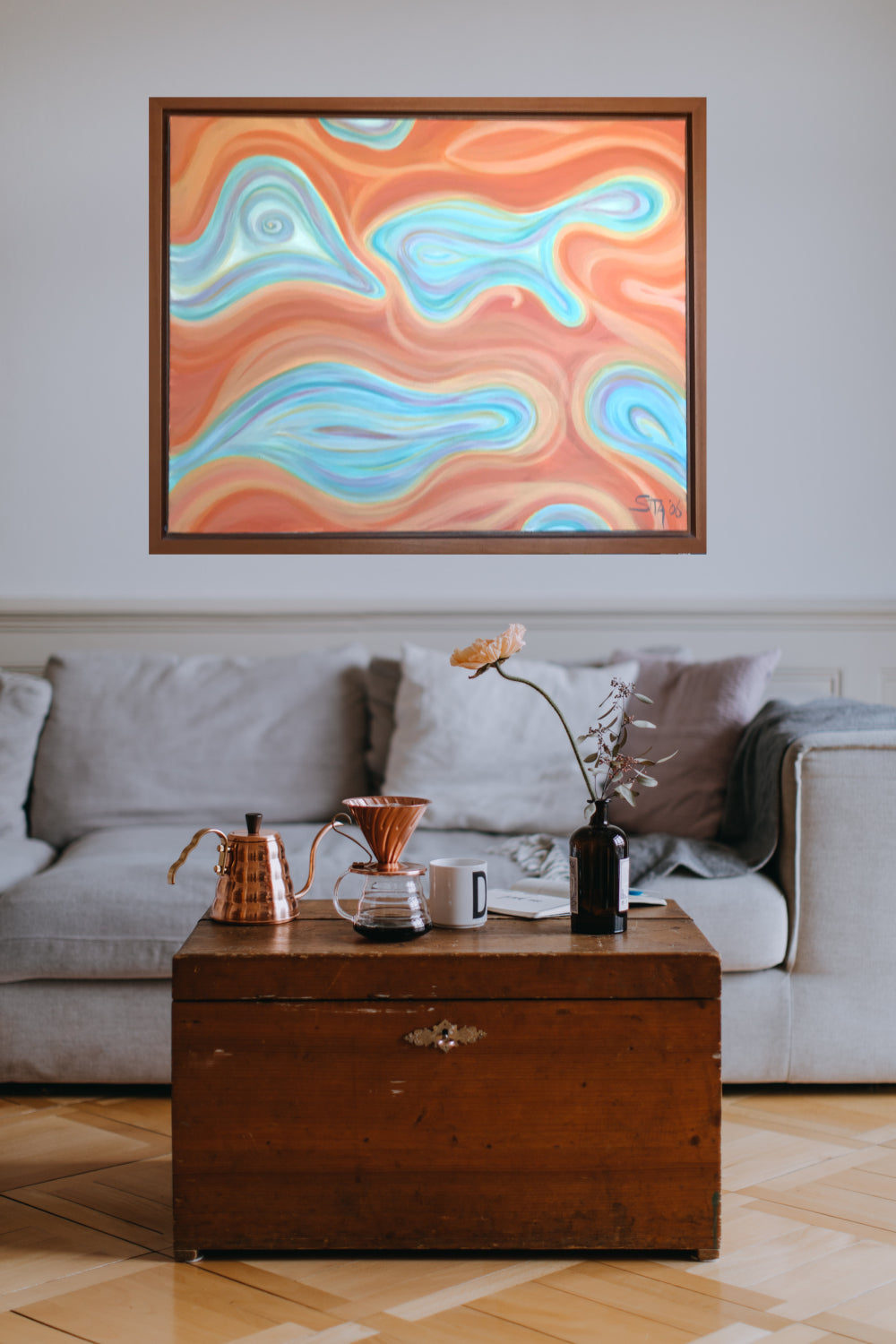 Abstracte kunst sita dotinga