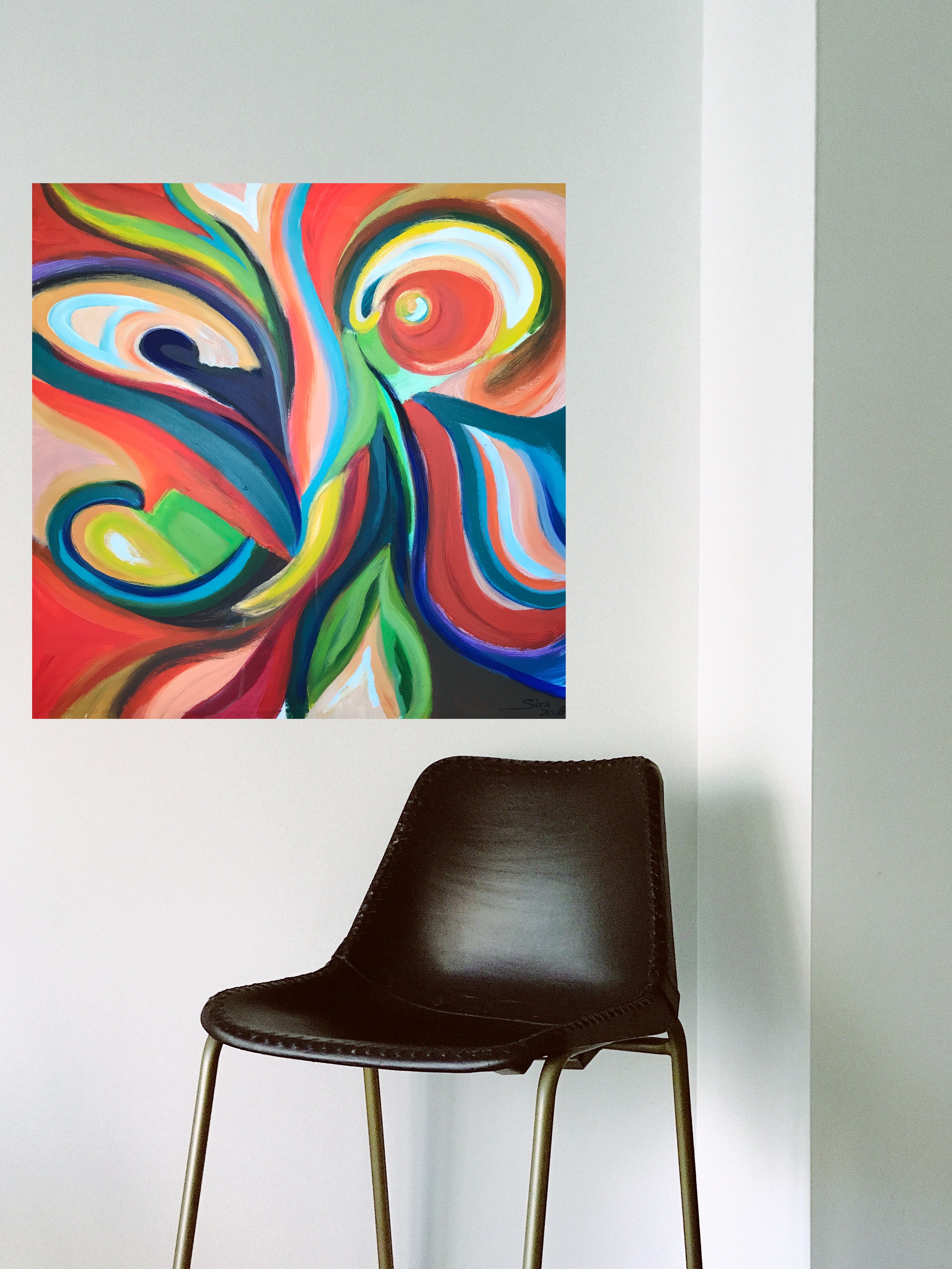 Abstracte kunst sita dotinga
